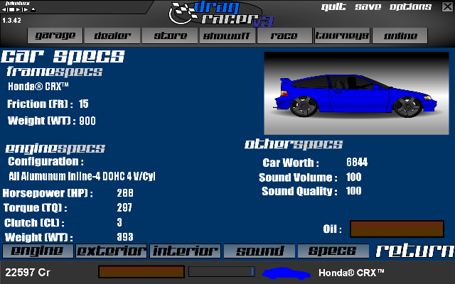 Drag racer v3 honda civic tuning #7