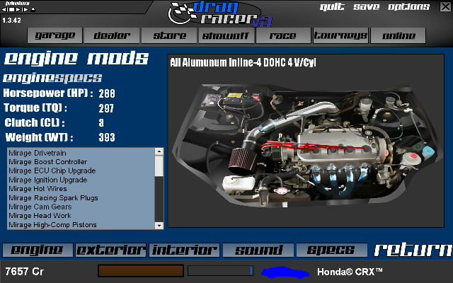 Drag racer v3 honda prelude tuning #5